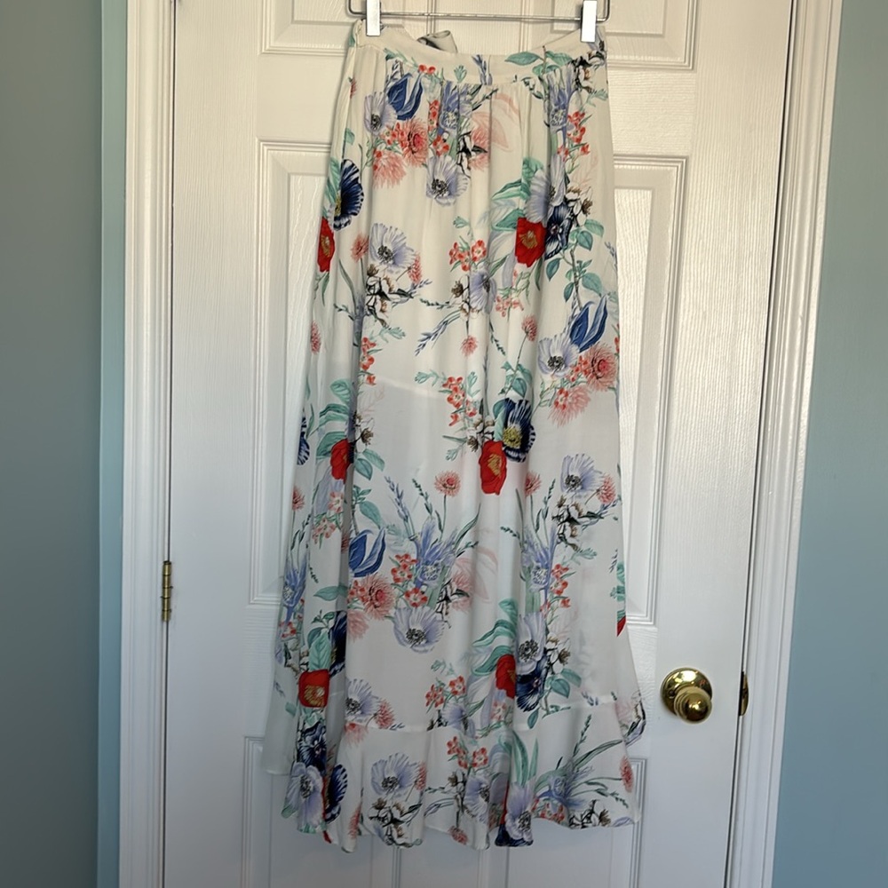 Ever New Melbourne floral high low ruffled skirt - Picture 5 of 10